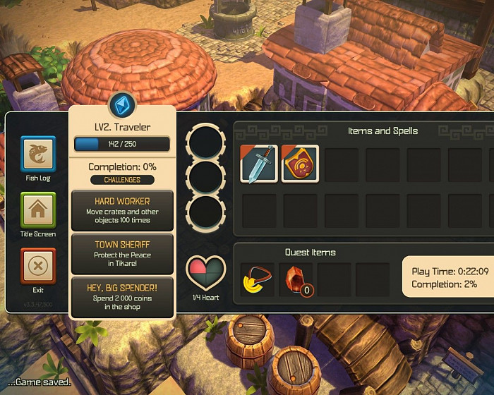 Скриншот из игры Oceanhorn: Monster of Uncharted Seas