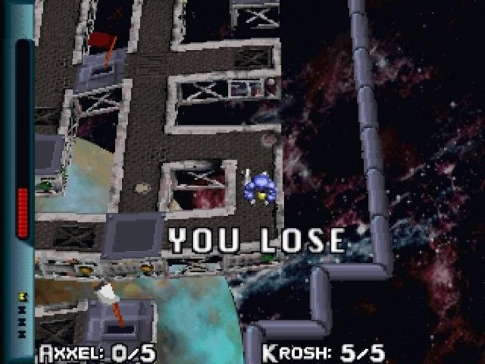 Скриншот из игры Grid Runner