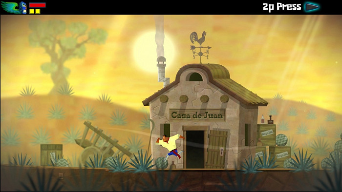 Скриншот из игры Guacamelee!