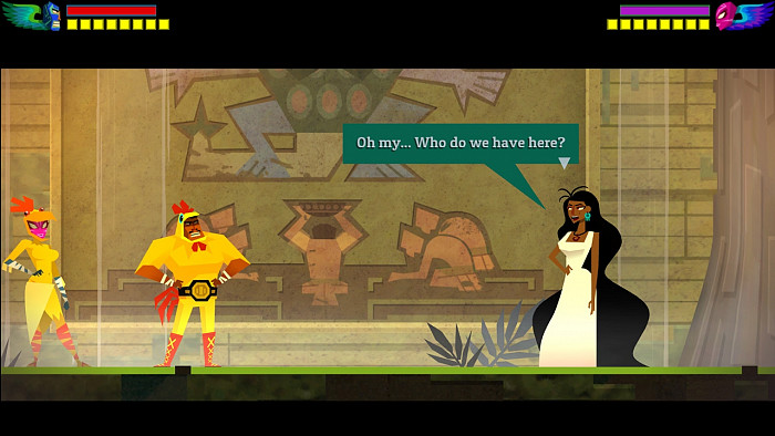 Скриншот из игры Guacamelee!