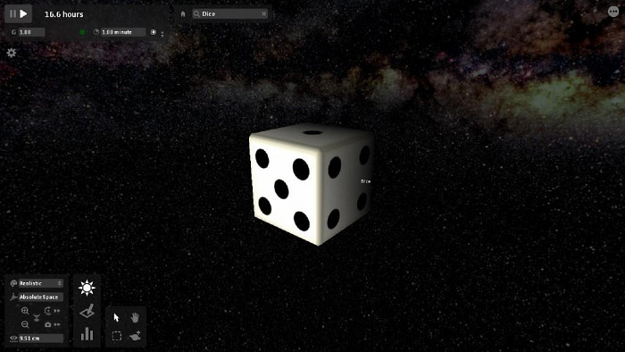 Скриншот из игры Universe Sandbox