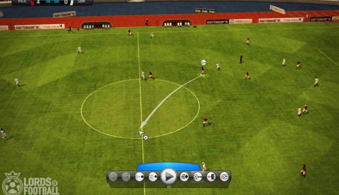 Скриншот из игры Lords of Football