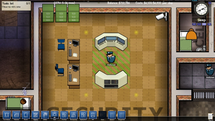 Скриншот из игры Prison Architect
