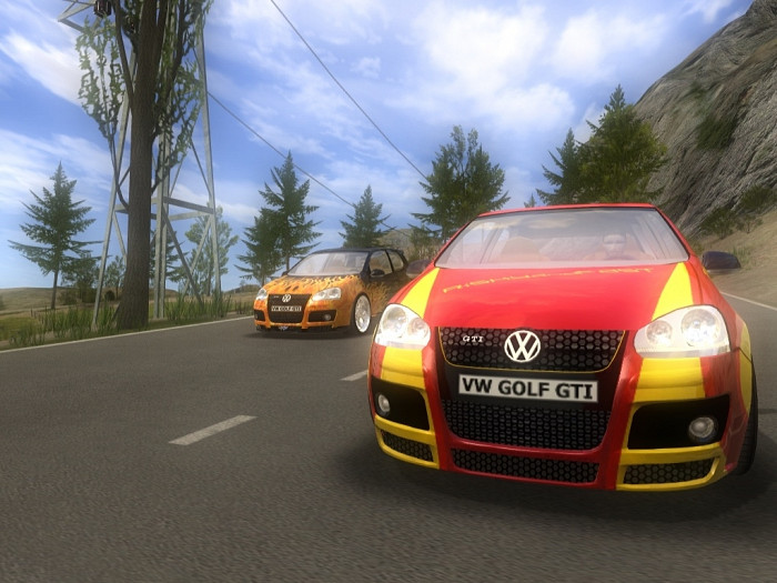 Скриншот из игры GTI Racing