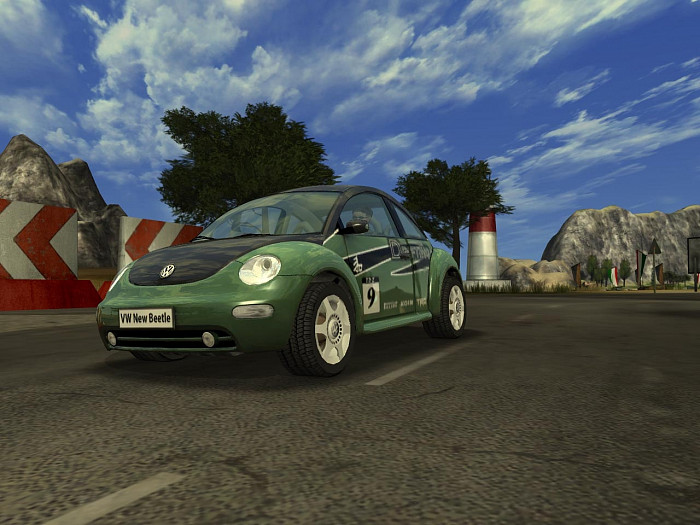 Скриншот из игры GTI Racing