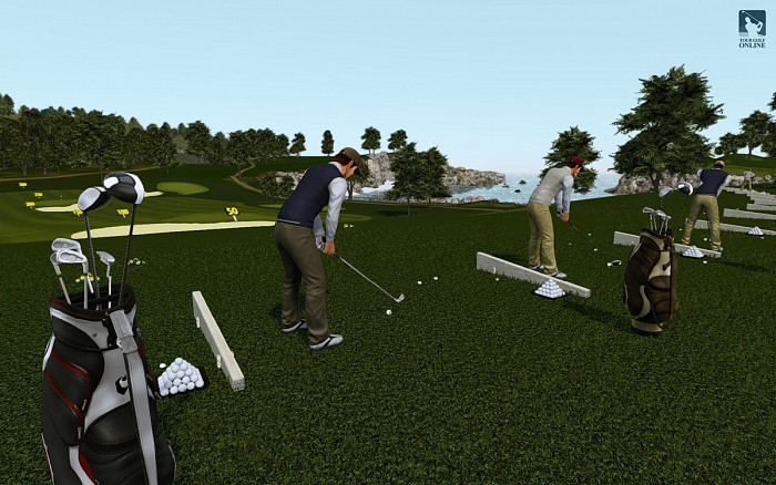 Скриншот из игры Tour Golf Online