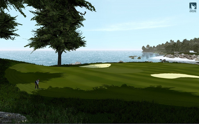 Скриншот из игры Tour Golf Online