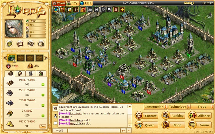 Скриншот из игры Lords Online