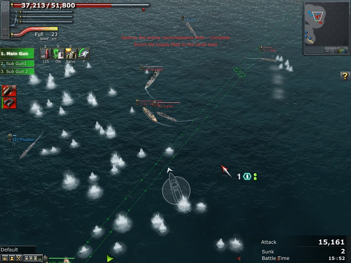 Скриншот из игры Navy Field 2