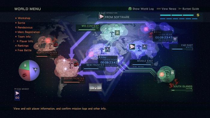Скриншот из игры Armored Core: Verdict Day