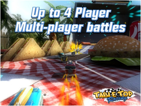 Скриншот из игры Table Top Racing
