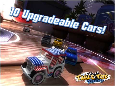 Скриншот из игры Table Top Racing