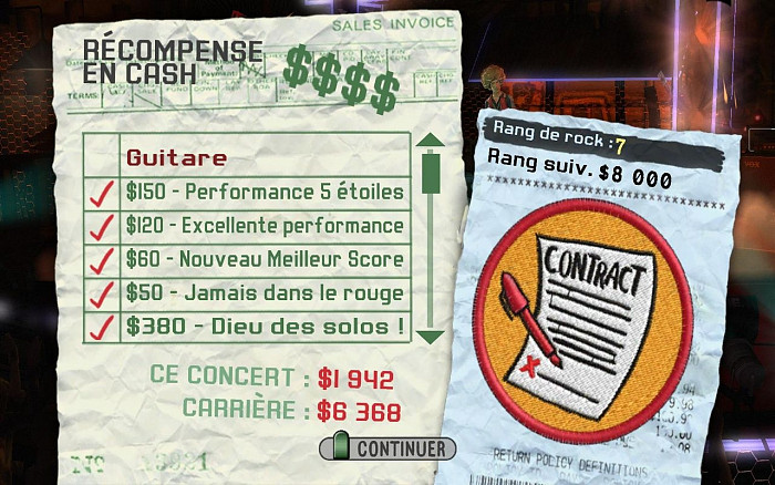 Скриншот из игры Guitar Hero: World Tour