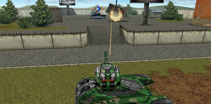 Скриншот из игры Tanki Online