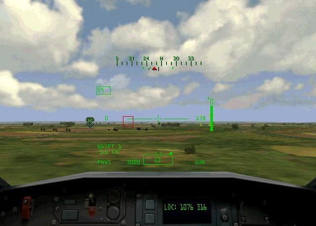 Скриншот из игры Gunship 2000