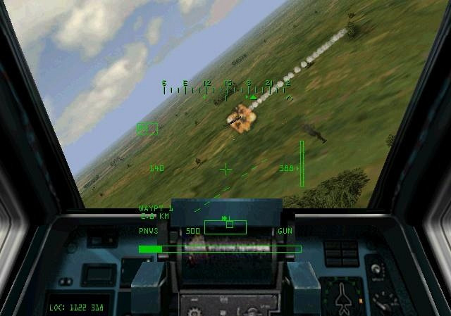 Скриншот из игры Gunship 2000