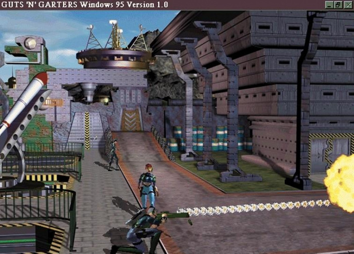 Скриншот из игры Guts 'n' Garters in DNA Danger