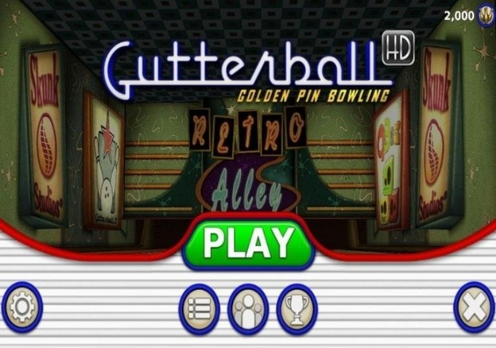 Скриншот из игры Gutterball