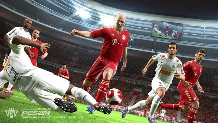 Скриншот из игры Pro Evolution Soccer 2014