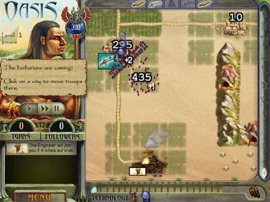 Скриншот из игры Oasis