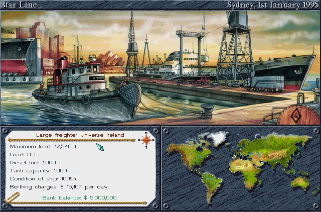 Скриншот из игры Ocean Trader