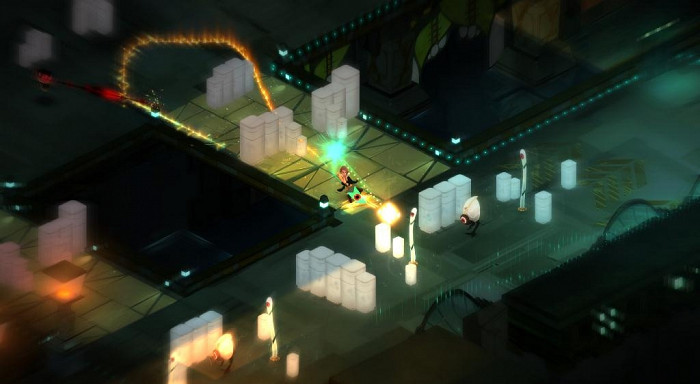 Скриншот из игры Transistor