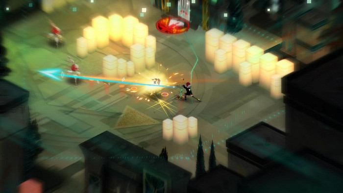 Скриншот из игры Transistor