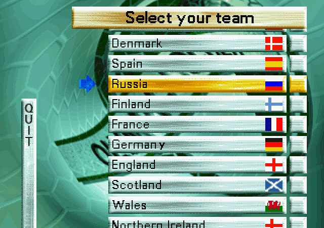 Скриншот из игры Olympic Soccer