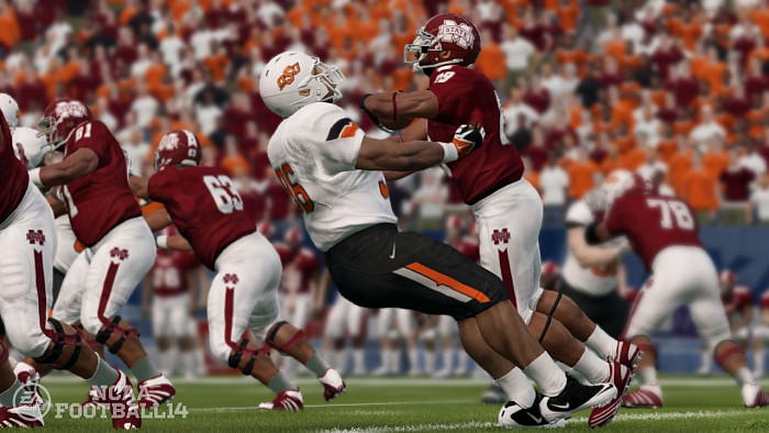 Скриншот из игры NCAA Football 14