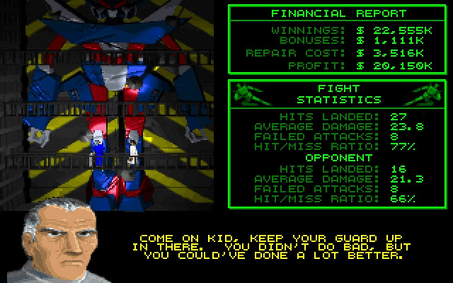 Скриншот из игры One Must Fall 2097