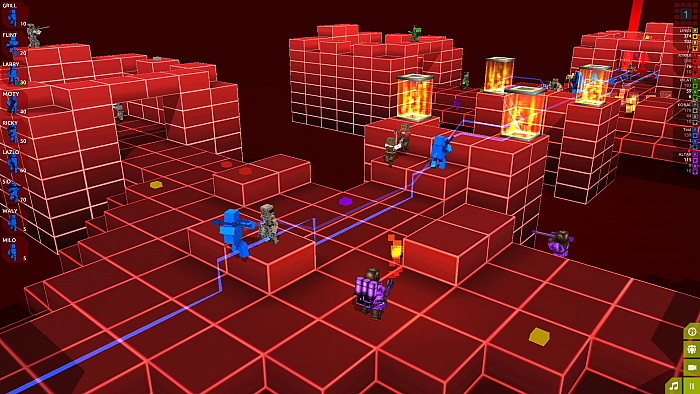 Скриншот из игры Cubemen 2