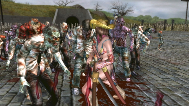Скриншот из игры OneChanbara: Bikini Samurai Squad