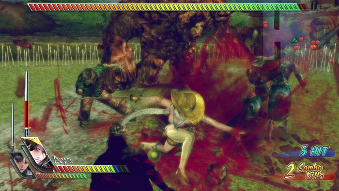 Скриншот из игры OneChanbara: Bikini Samurai Squad