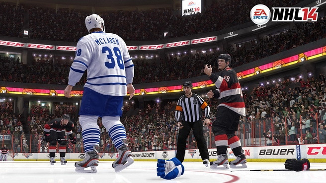 Скриншот из игры NHL 14