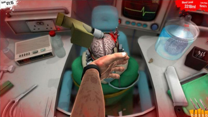 Скриншот из игры Surgeon Simulator 2013