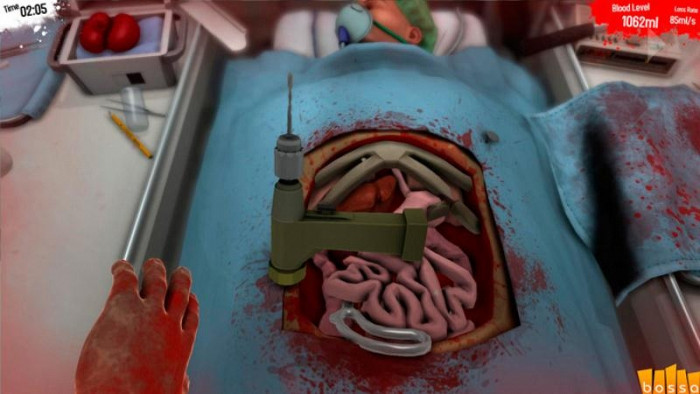 Скриншот из игры Surgeon Simulator 2013