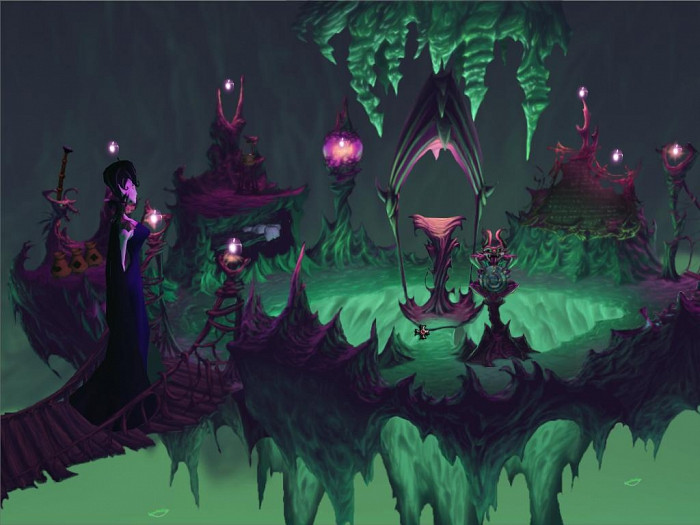 Скриншот из игры A Vampyre Story