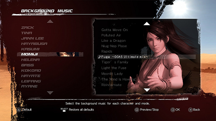 Скриншот из игры Dead or Alive 5 Ultimate
