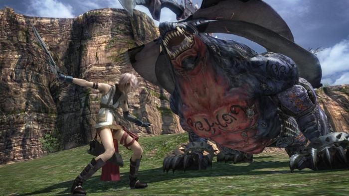 Скриншот из игры Final Fantasy 13