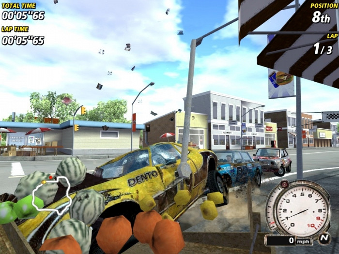 Скриншот из игры FlatOut