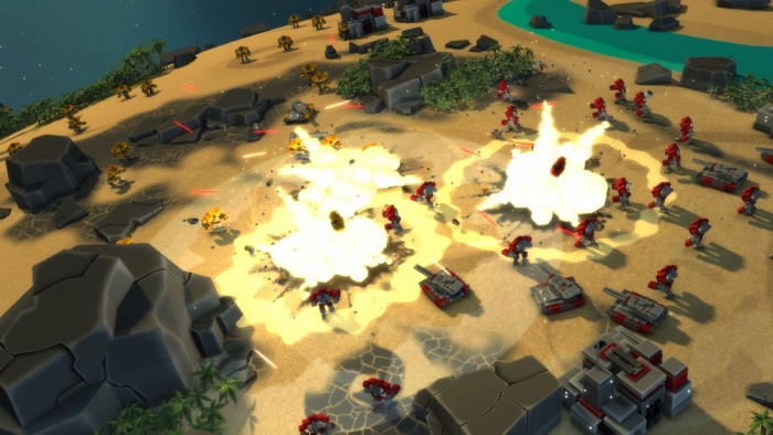 Скриншот из игры Planetary Annihilation