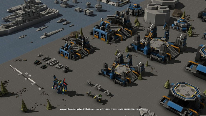 Скриншот из игры Planetary Annihilation