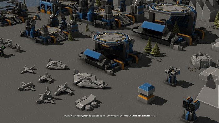 Скриншот из игры Planetary Annihilation