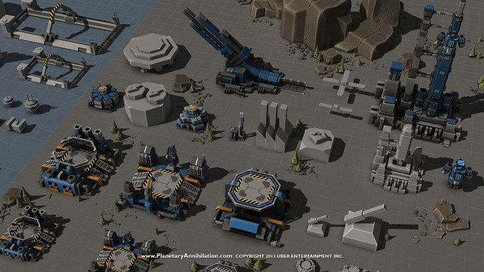 Скриншот из игры Planetary Annihilation