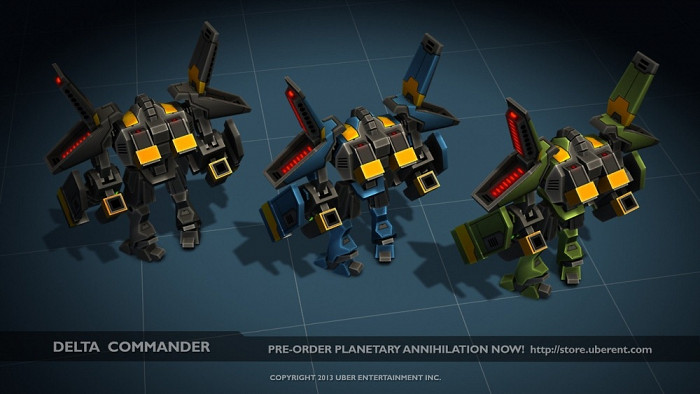 Скриншот из игры Planetary Annihilation