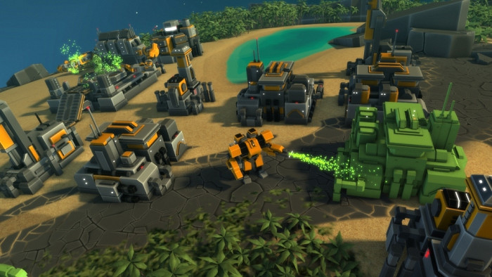 Скриншот из игры Planetary Annihilation