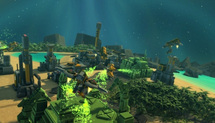 Скриншот из игры Planetary Annihilation