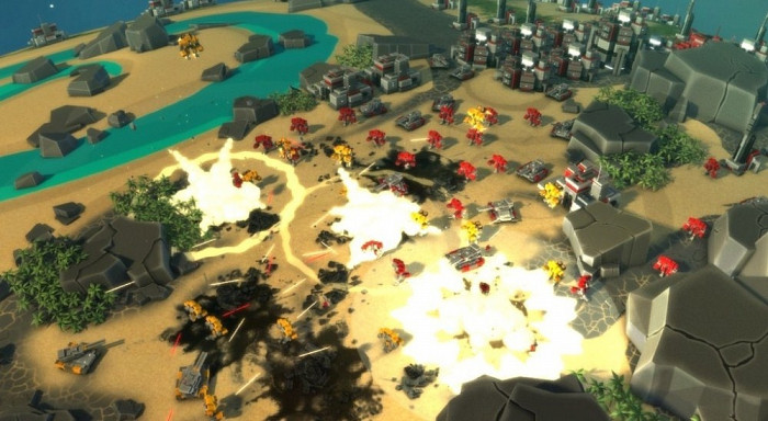 Скриншот из игры Planetary Annihilation