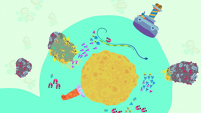 Скриншот из игры Hohokum