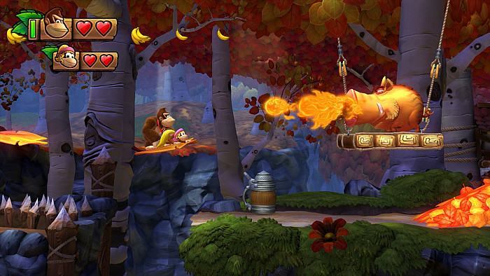 Скриншот из игры Donkey Kong Country: Tropical Freeze